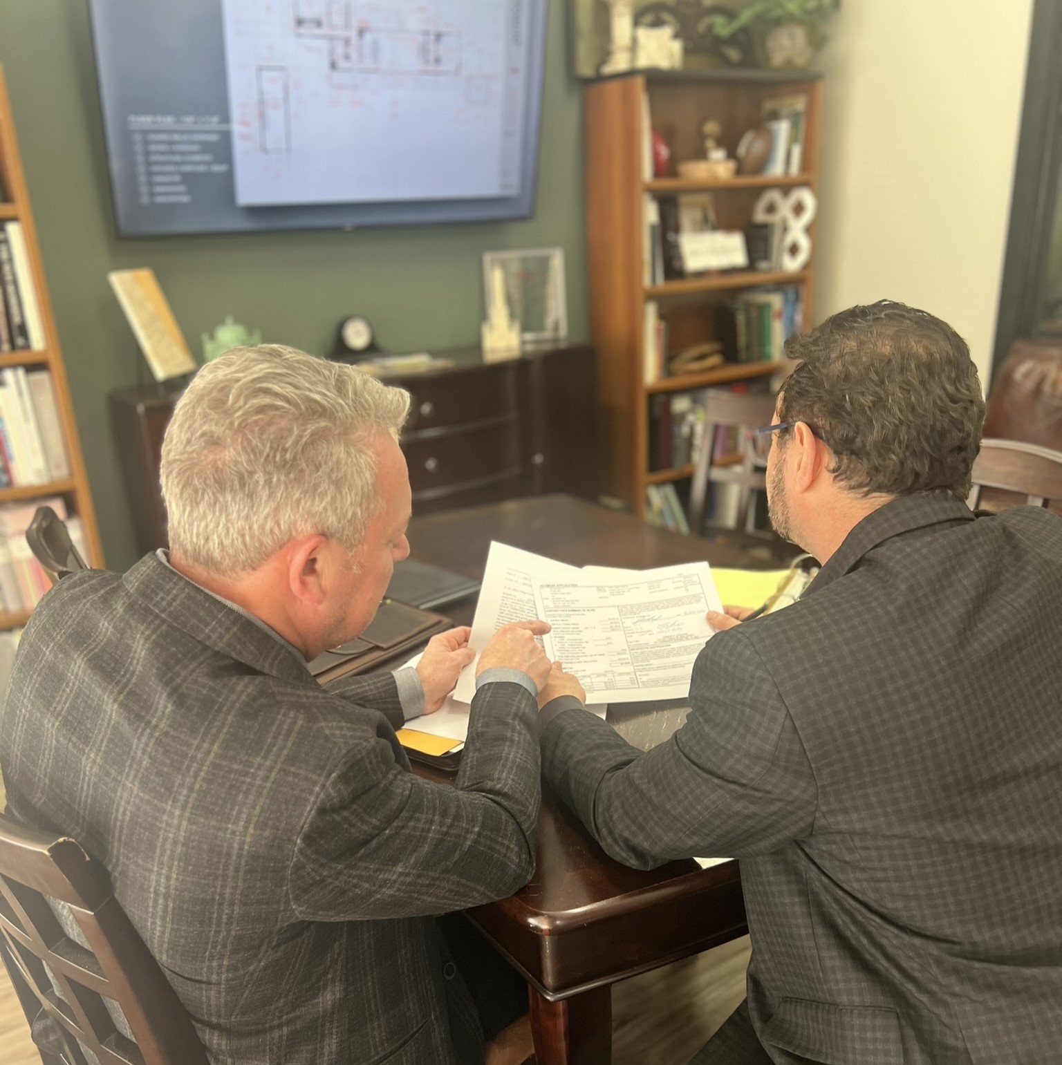 Reviewing contractor proposals and bid documents